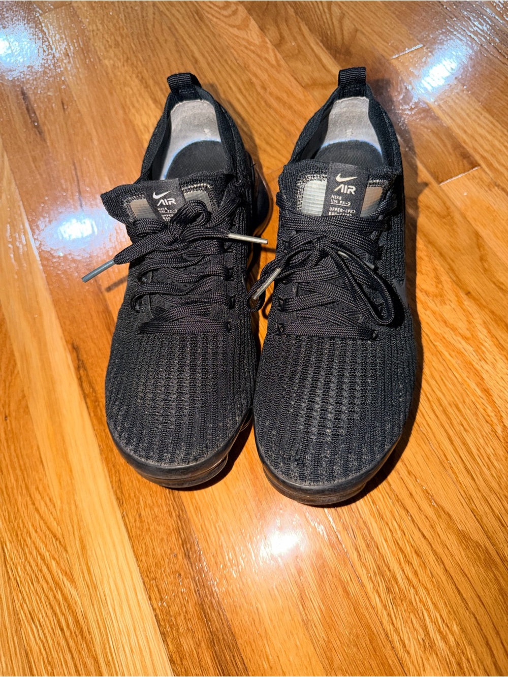 Nike Air Black Knit women’s sneakers in 7.5
